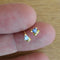 Light Blue Sapphire Cluster Earring Set
