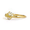 Barnacle Cluster Ring with Oval Diamond Center