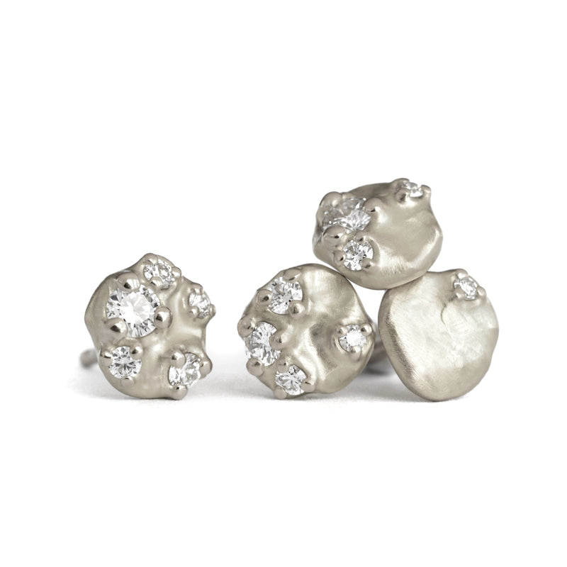 Sterling Silver Tideworn Earrings- SINGLES