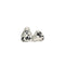 Sterling Silver Tideworn Black Diamond Cluster Earrings - SINGLES