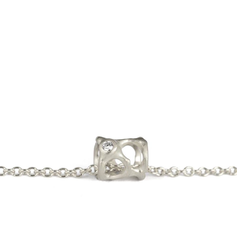 Sterling Silver Barnacle Bead Stacker #3