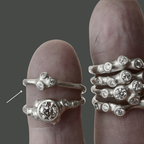 Sterling Silver Barnacle Ring #1