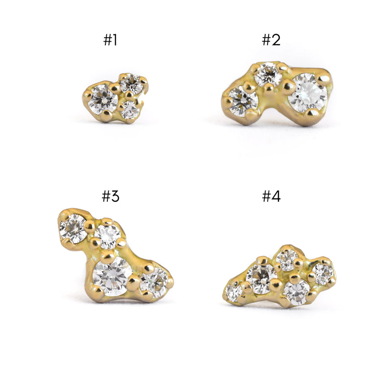 Tideworn Cluster Earrings - SINGLES