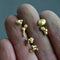 Shield Cut Cluster Post Earrings - Ninos Studio