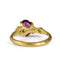 Rhodolite Rough Luxe Ring