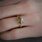 Brown Zircon Rough Luxe Ring