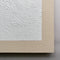 White Textured Painting on Raw Canvas by Ninos Studio