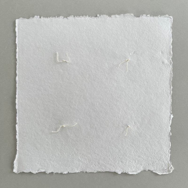 Textural Mini Painting on Raw Canvas by Ninos Studio