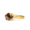 Brown Zircon Rough Luxe Ring