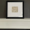 Textural Mini Painting on Raw Canvas by Ninos Studio