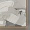 Textural Neutral Abstract Painting, 10x10 inches, Minimal Modern Design, Ninos Studio.