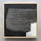 Ninos Studio, Black & White Abstract Textured Painting.
