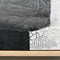 Ninos Studio, Black & White Abstract Textured Painting. 