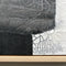 Ninos Studio, Black & White Abstract Textured Painting.