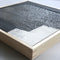 Ninos Studio, Black & White Abstract Textured Painting.