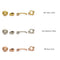 Post Earrings, Set of 4