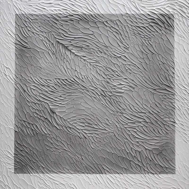 Textural Monochromatic Painting, Current Series by Ninos Studio.