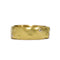 Unisex wide organic ring band with diamonds by Johnny Ninos. Alternative engagement rings available at Ninos Studio.