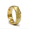 Wide organic band with diamonds by Johnny Ninos. Available at Ninos Studio.