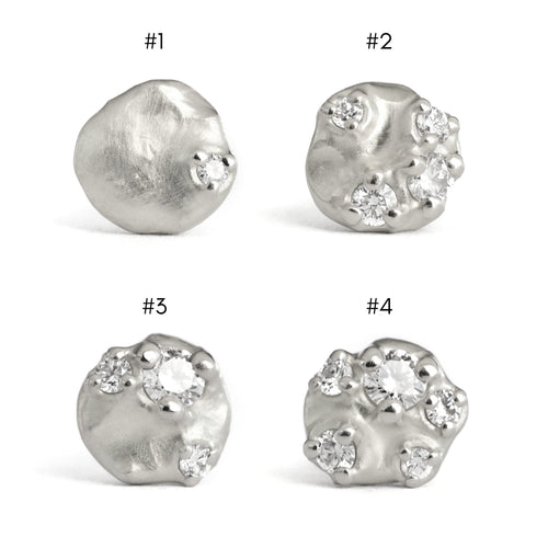 Sterling Silver Tideworn Earrings- SINGLES