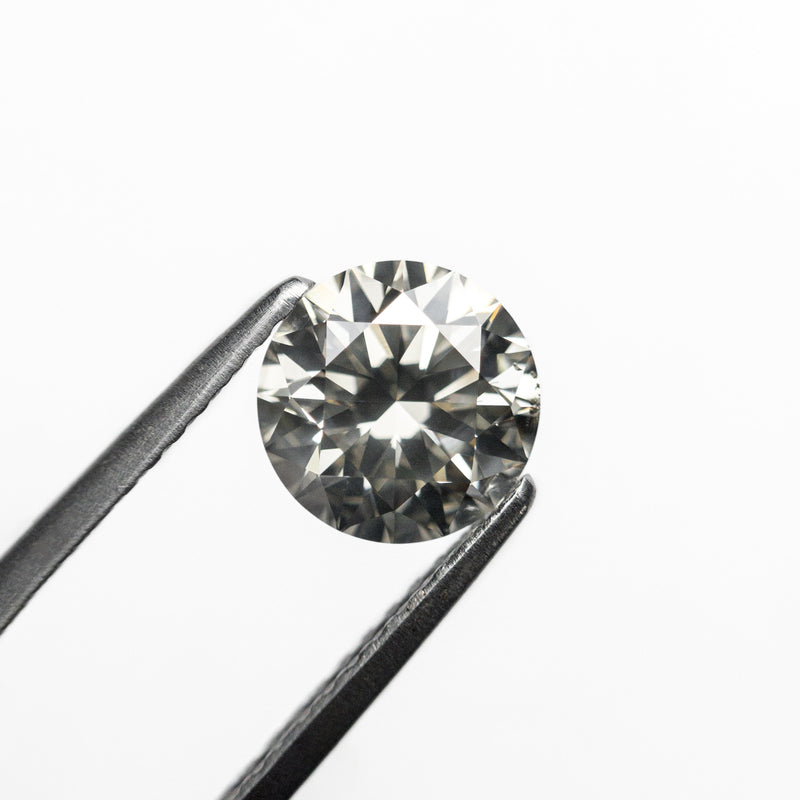 1.20ct 6.73x6.71x4.27mm Fancy Grey Round Brilliant 24270-01