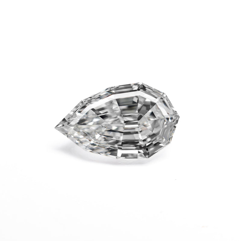1.00ct 8.67x5.27x3.20mm SI1 E Geo Pear Step Cut 🇨🇦 26245-01