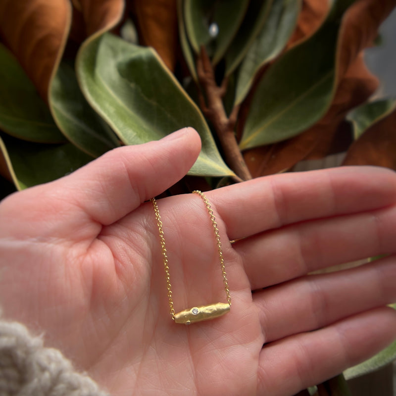 Solid Barnacle Bead Necklace