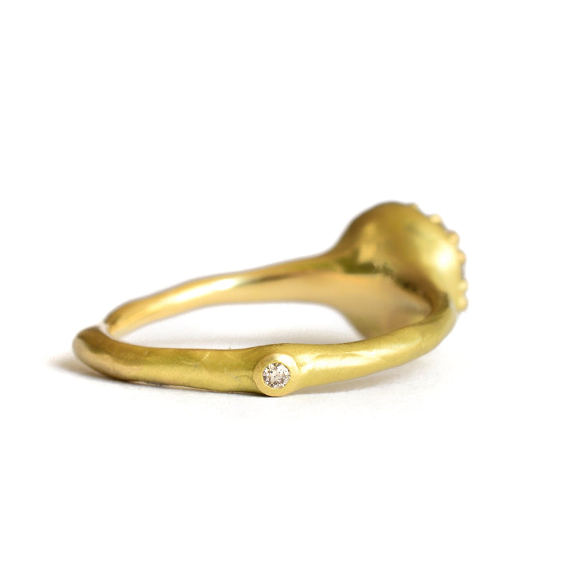 Champagne Diamond Bloom Ring