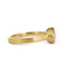Oval Diamond Solitaire with Square Band