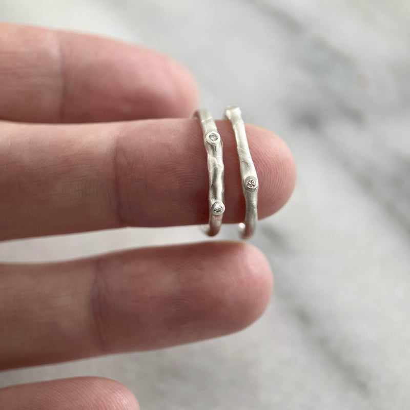 Sterling Silver Stacking Rings (Set of 2)