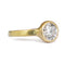 Square Band Diamond Solitaire