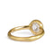 Rosecut Diamond Solitaire Ring