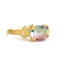 Watermelon Tourmaline Rough Luxe Ring