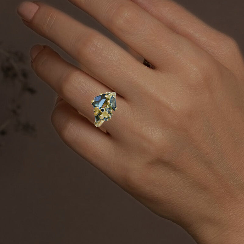 Sapphire Tidepool Ring