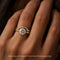 Organic Diamond Solitaire