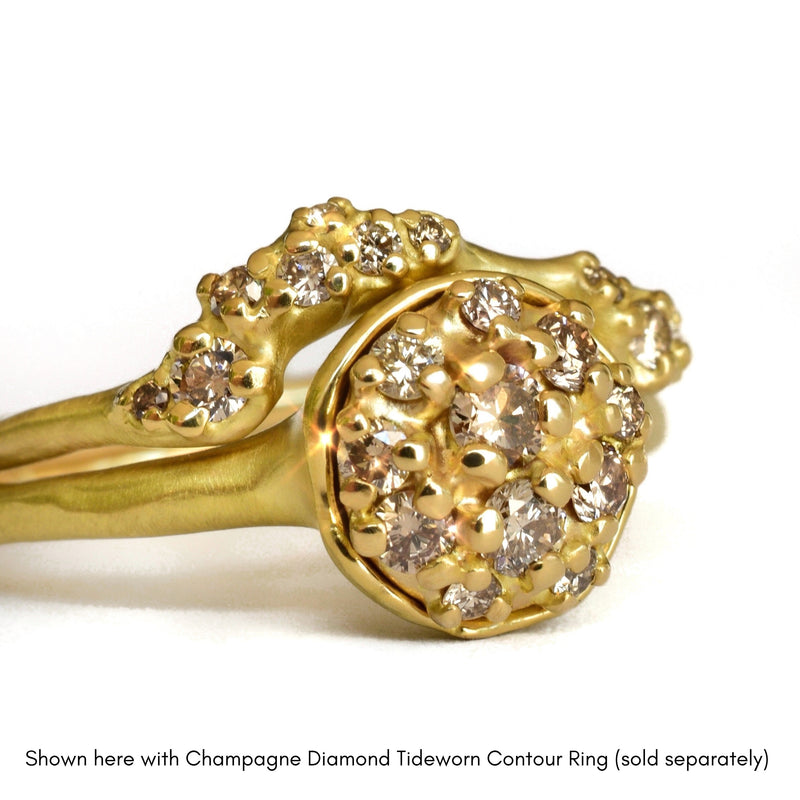 Champagne Diamond Bloom Ring