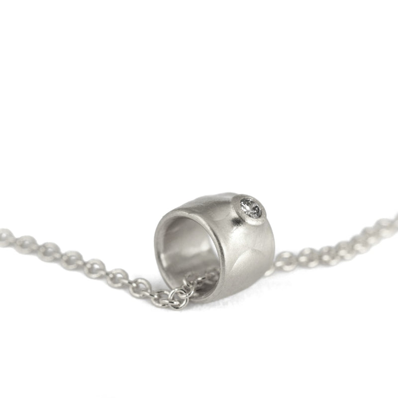 Sterling Silver Barnacle Bead Stacker #2