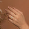 Square Band Diamond Solitaire