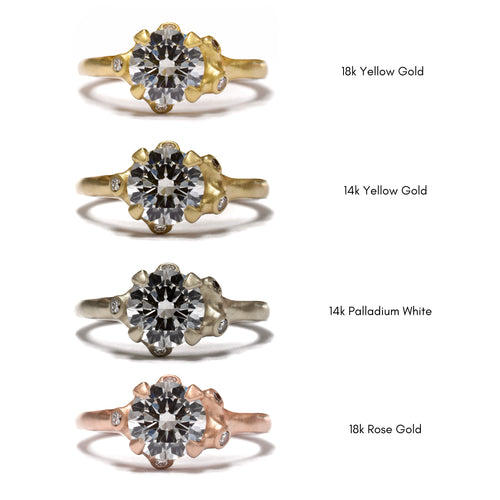 Diamond Cluster Ring