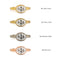 Oval Diamond Solitaire with Square Band