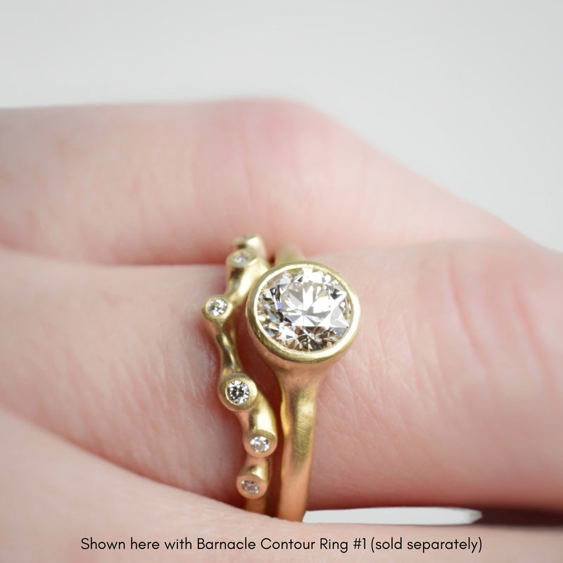 Organic Diamond Solitaire