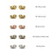Post Earring Set no. 10