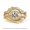 Oval Diamond Solitaire with Square Band