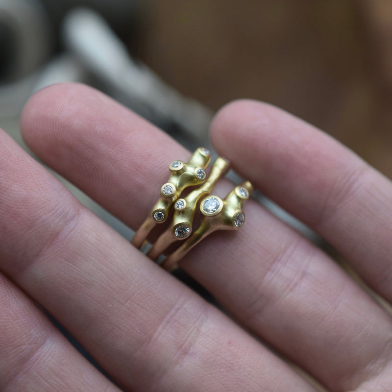 Barnacle Ring Stack #3, Ninos Studio.