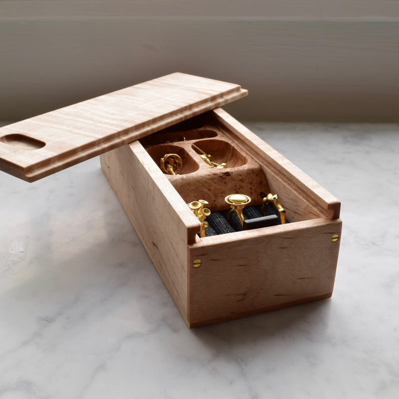 Handcrafted one of a kind modern jewelry box by Ninos Studio