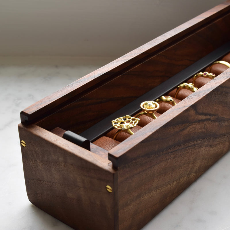 Handcrafted one of a kind modern jewelry box by Ninos Studio