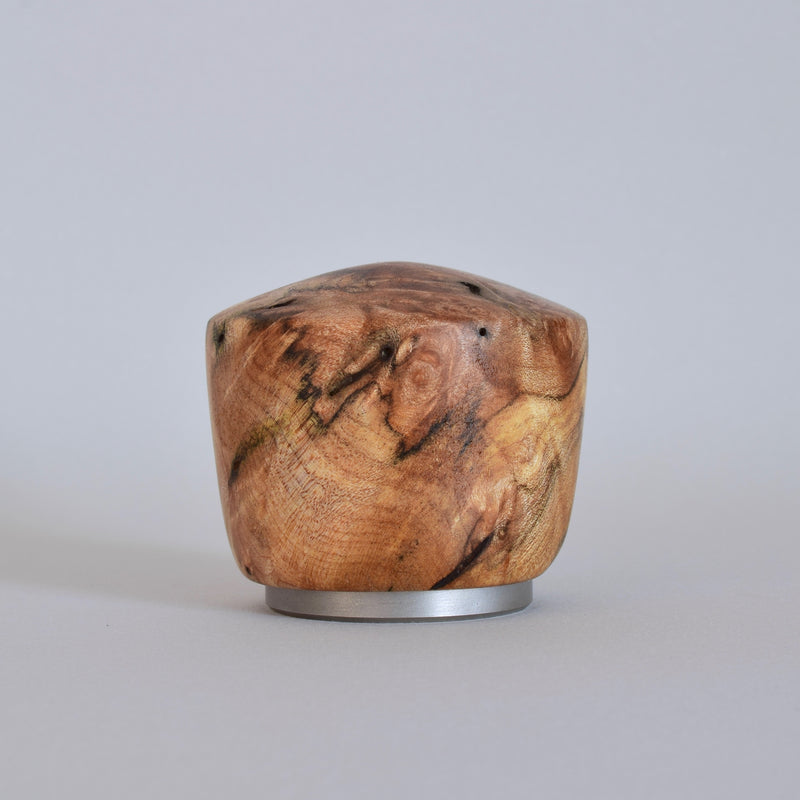 Handcrafted Knob Bottle Opener in Burl Walnut. Ninos Studio. 