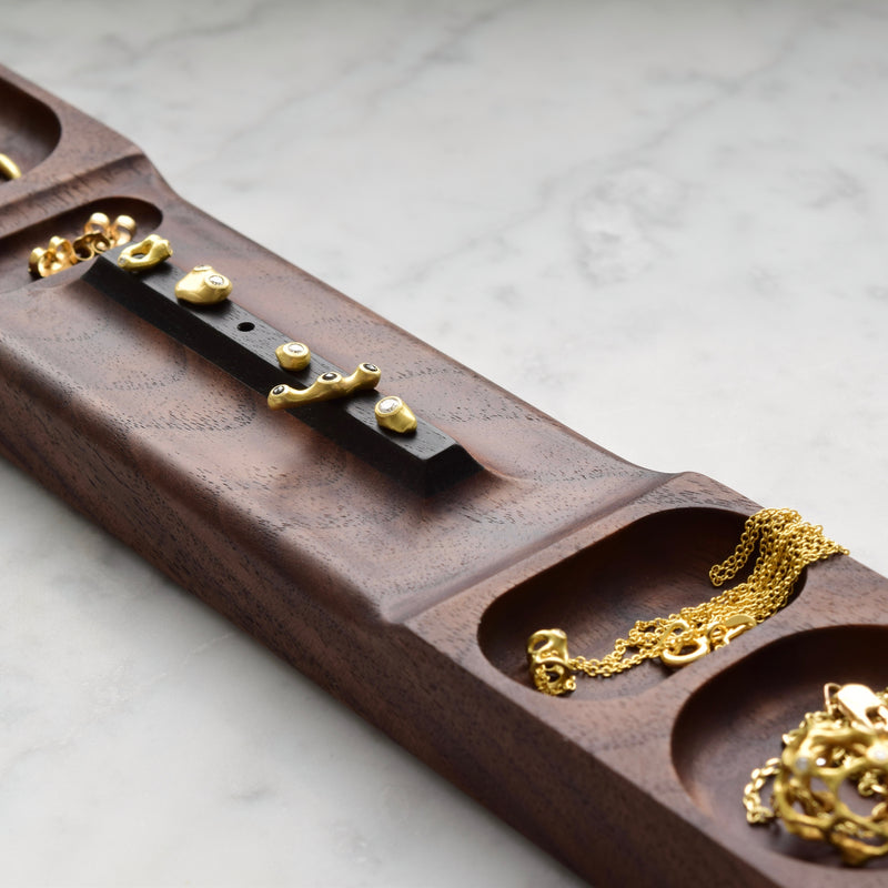 Walnut Jewelry Organizer