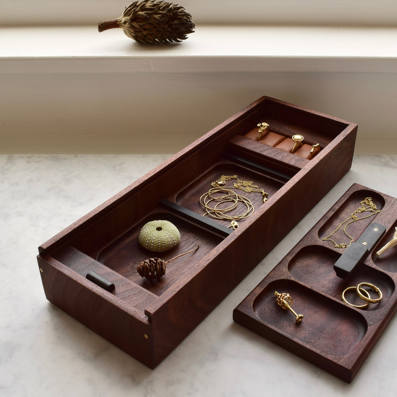 Walnut Jewelry Organizer