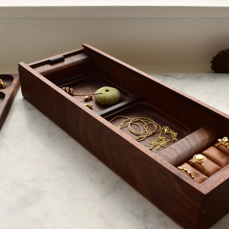 Walnut Jewelry Organizer